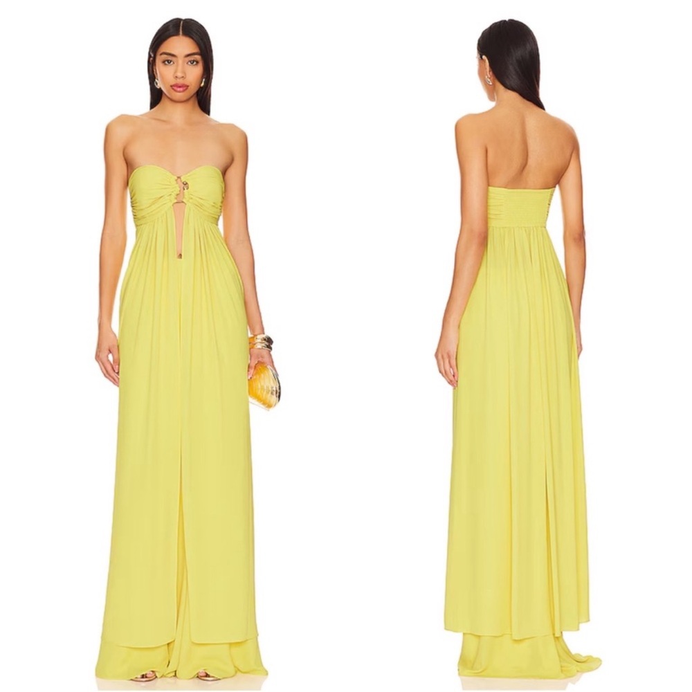 Alexis Mireya Strapless Maxi Tunic Top